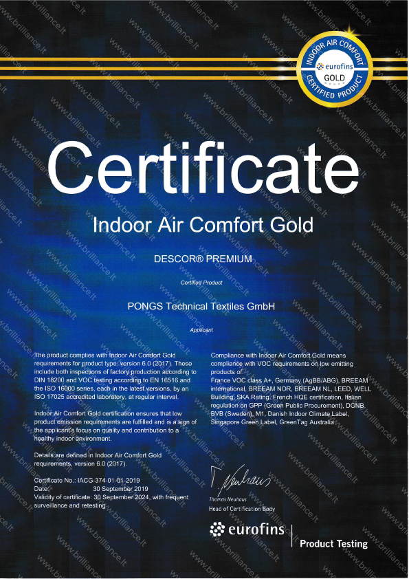 Indoor Air Comfort Gold